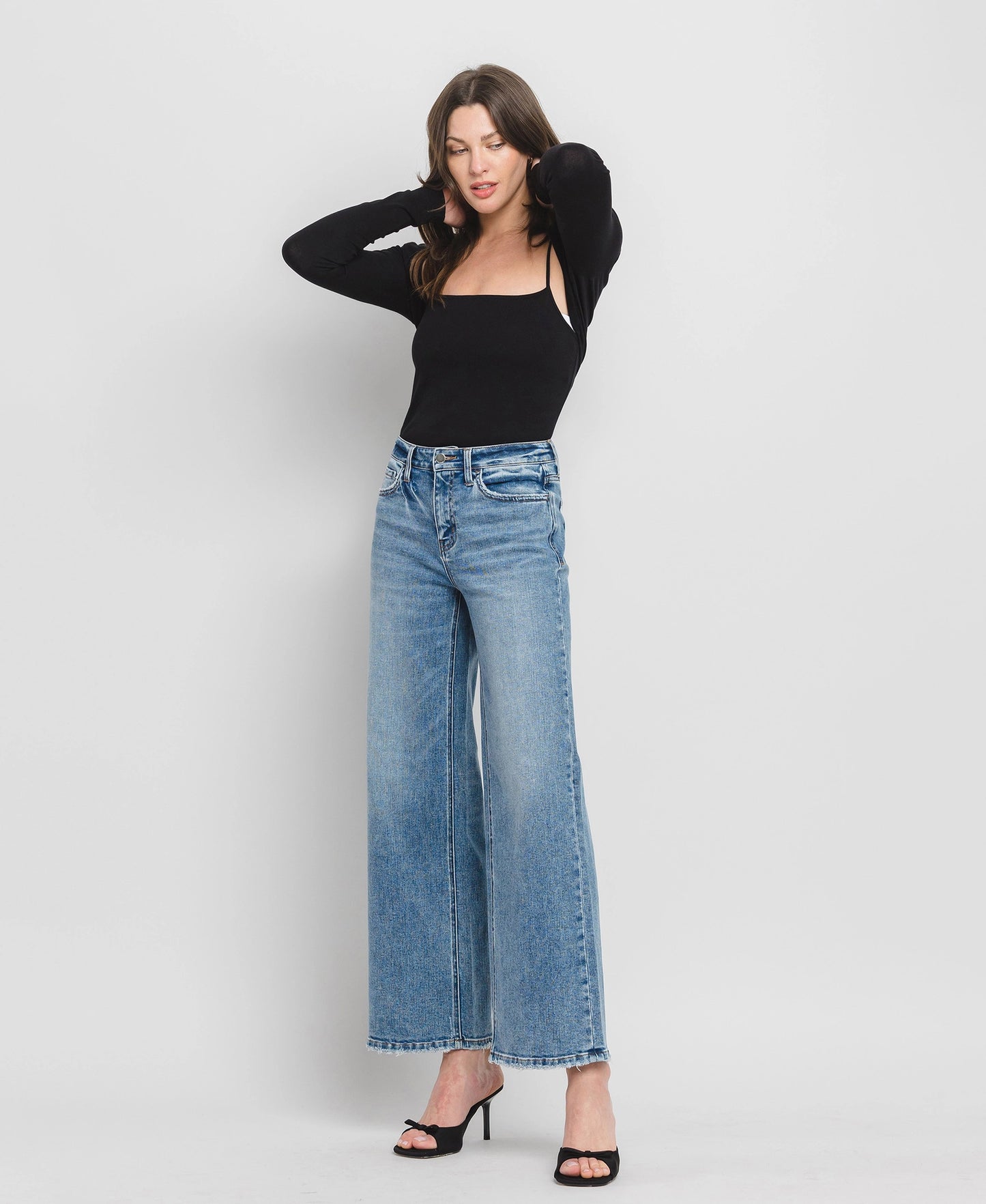 The Signature Wide Leg Jeans