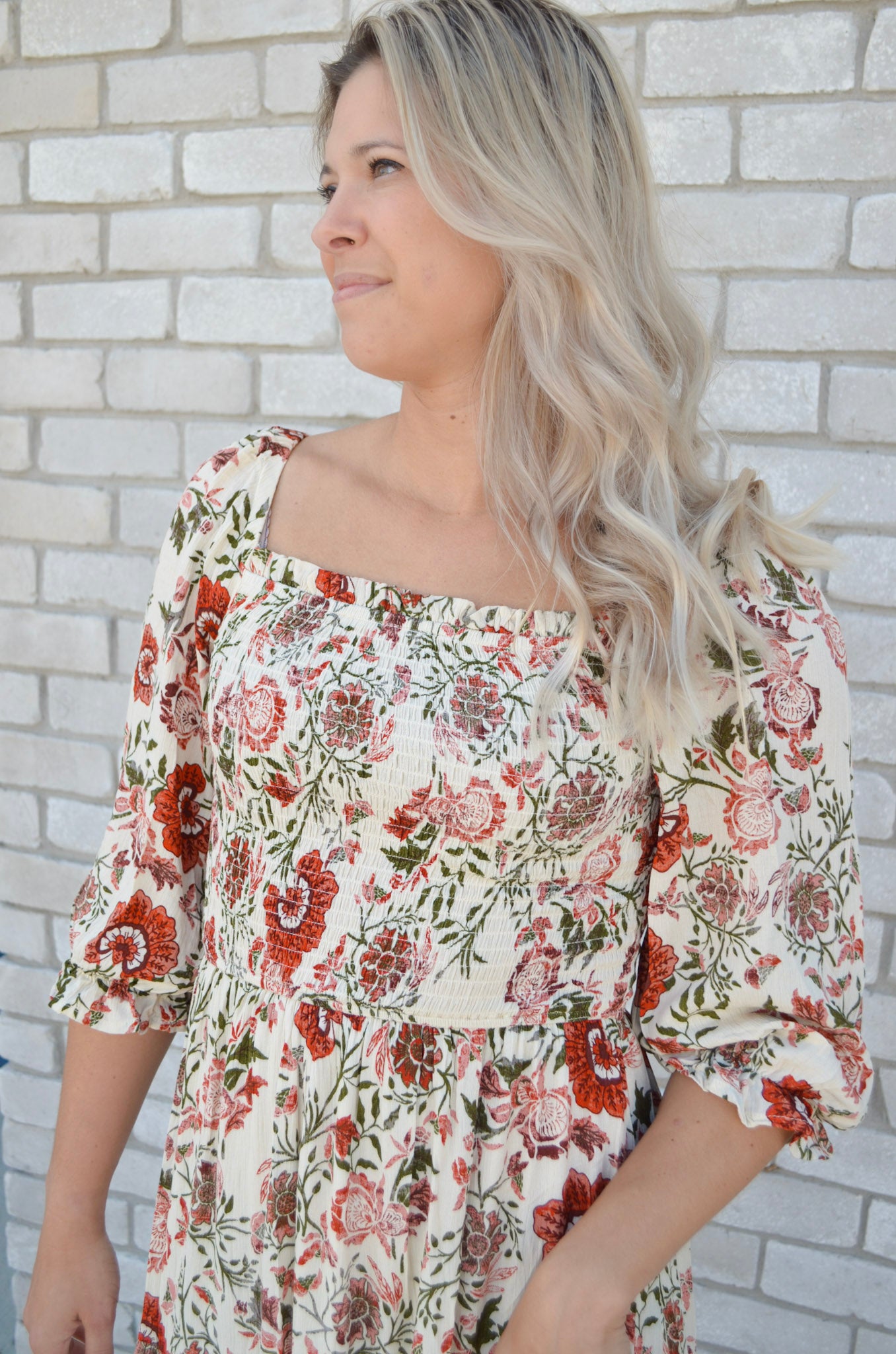 Terracotta Flow Dress
