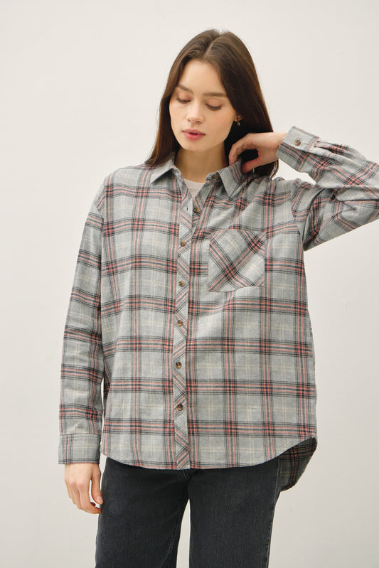 Classic Cotton Plaid Button Down
