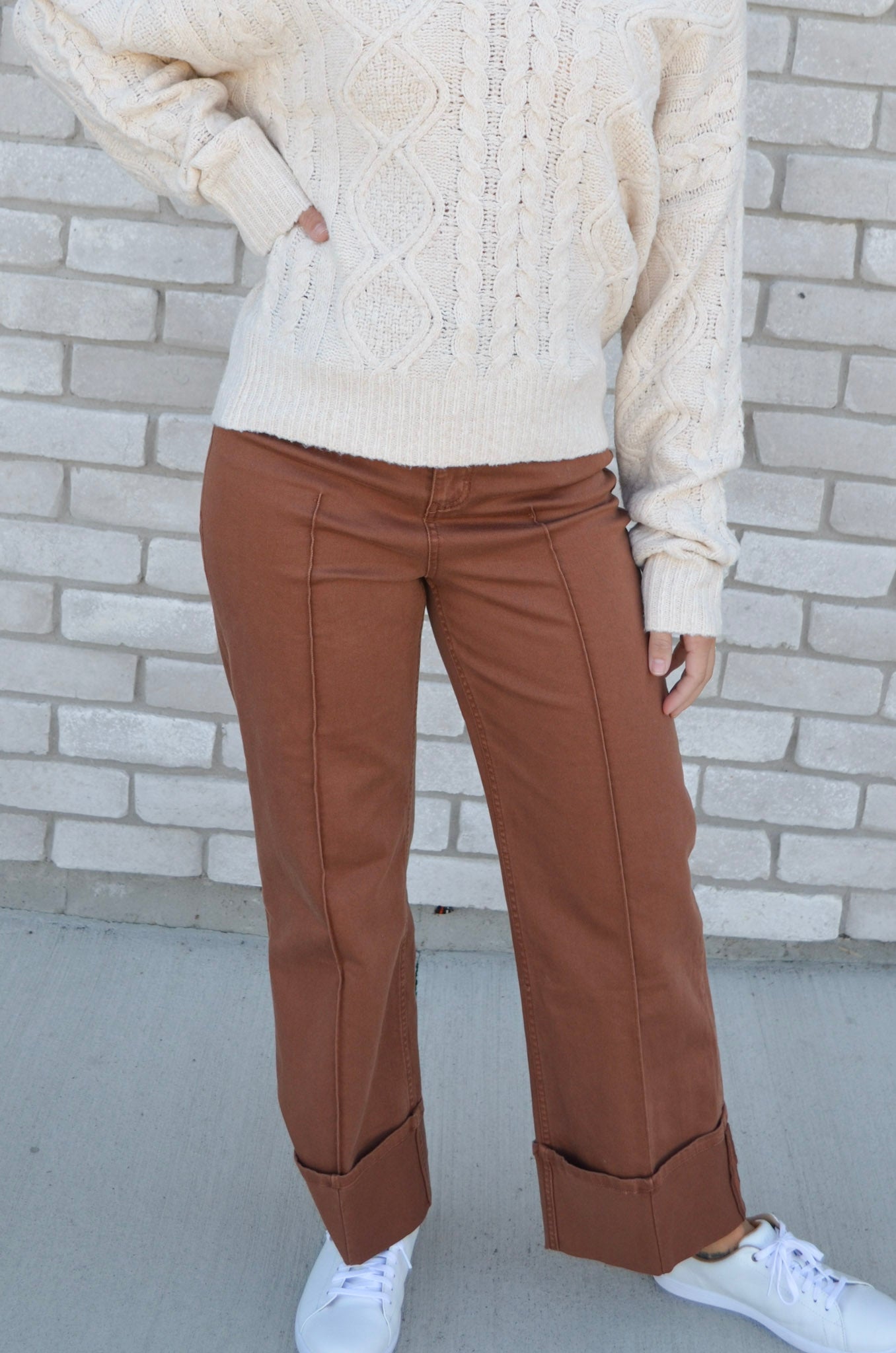 Dear John Holly High Rise Cuffed Wide leg
