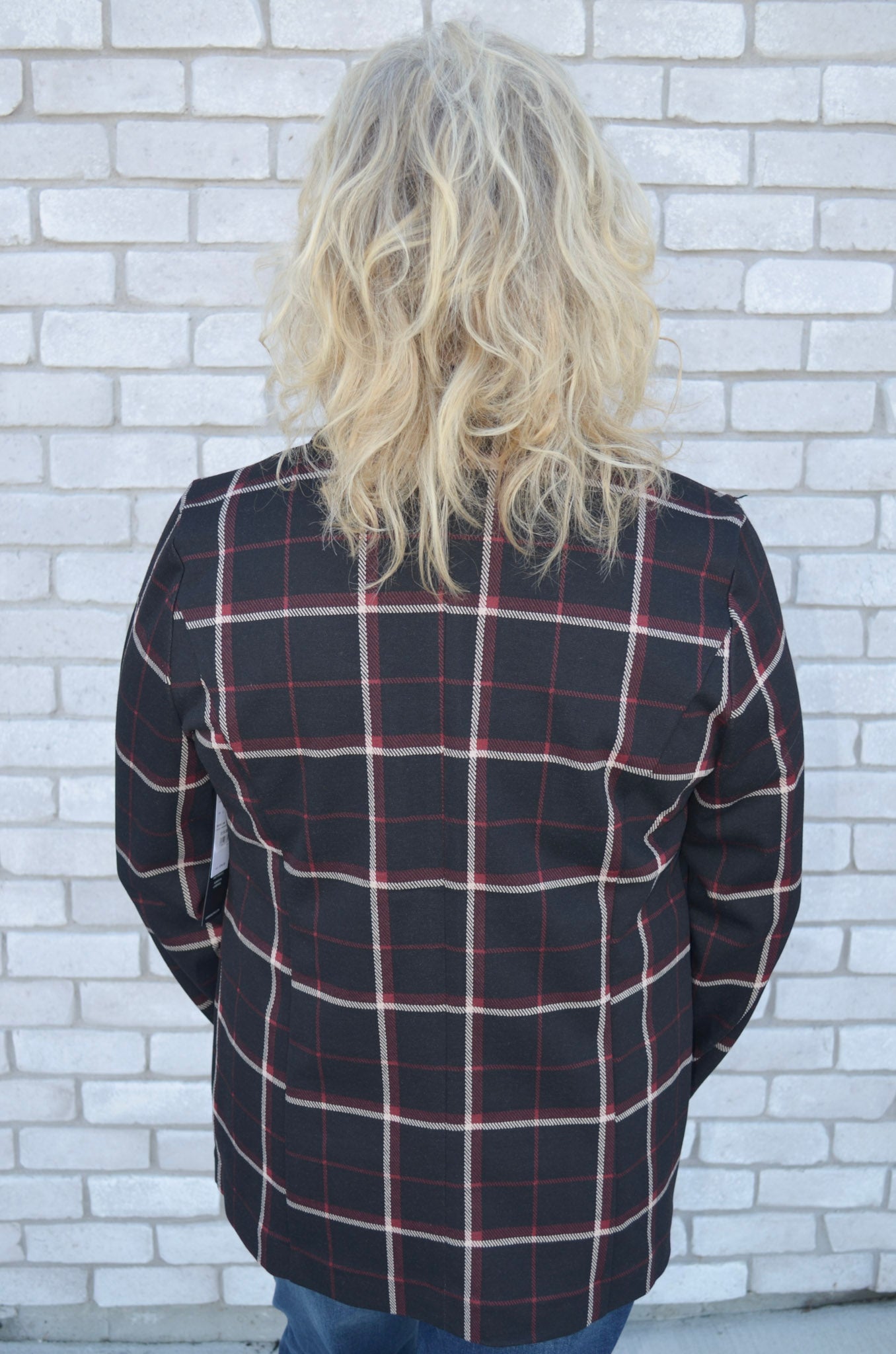 Liverpool Plaid Boyfriend Blazer