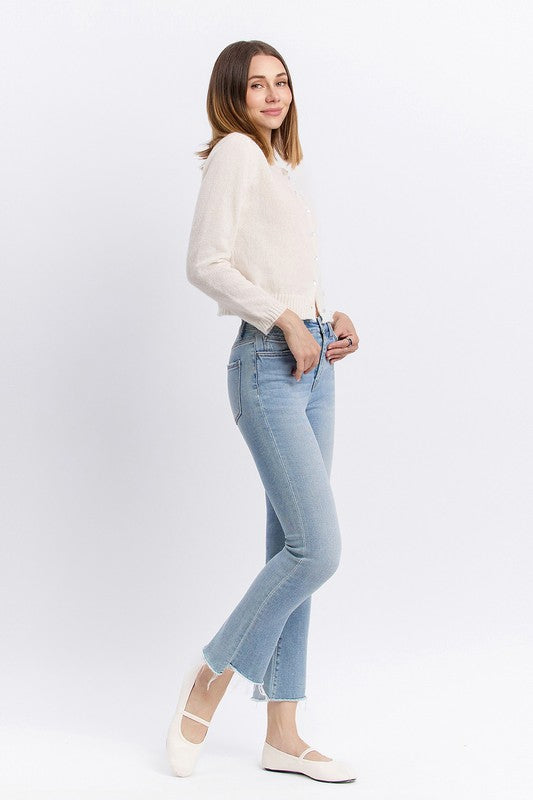 High Rise Crop Flare