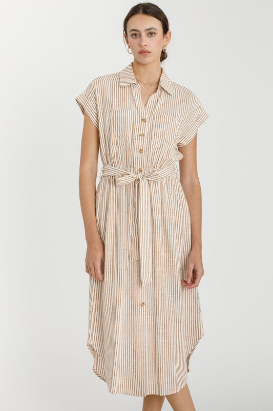 Easy Lines Utility Midi Dress