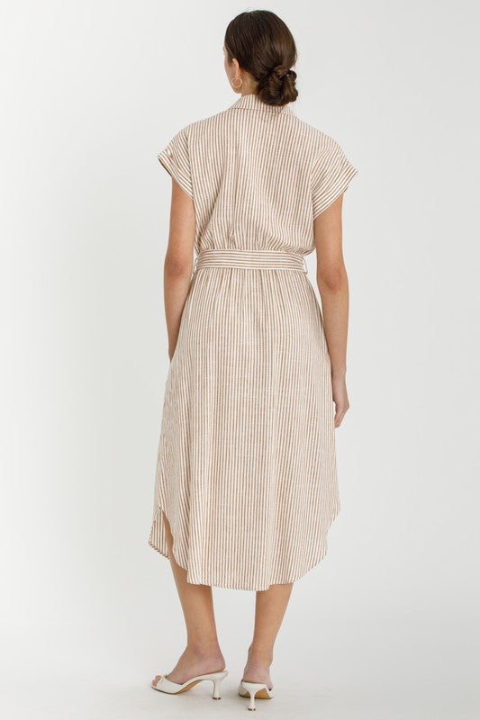 Easy Lines Utility Midi Dress