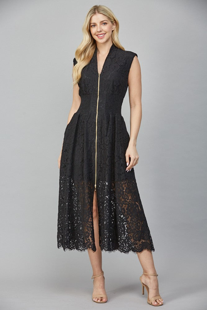 The Lace Affair Sleeveless Dress