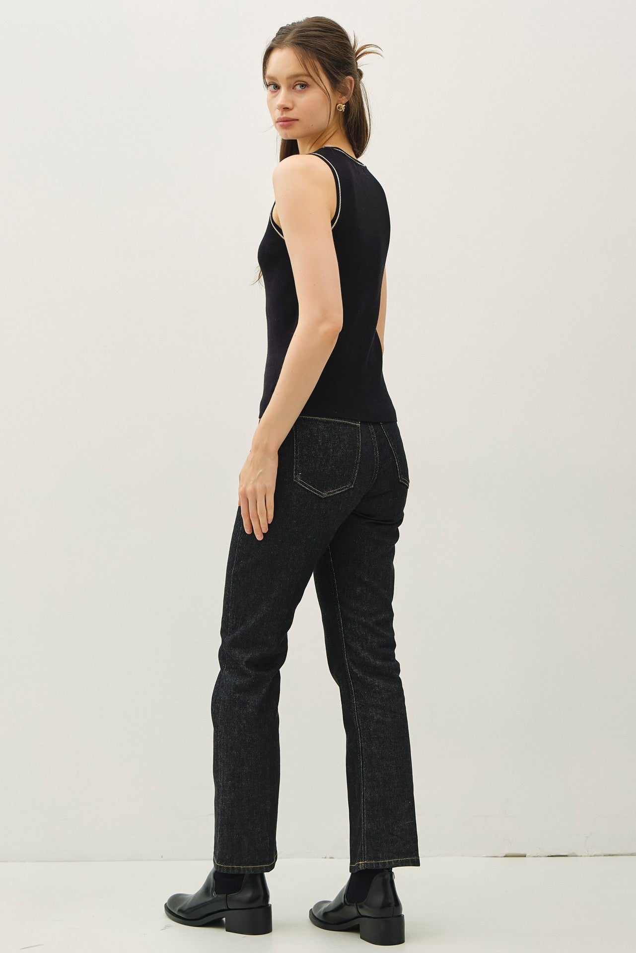 Onyx Edge Sweater Tank