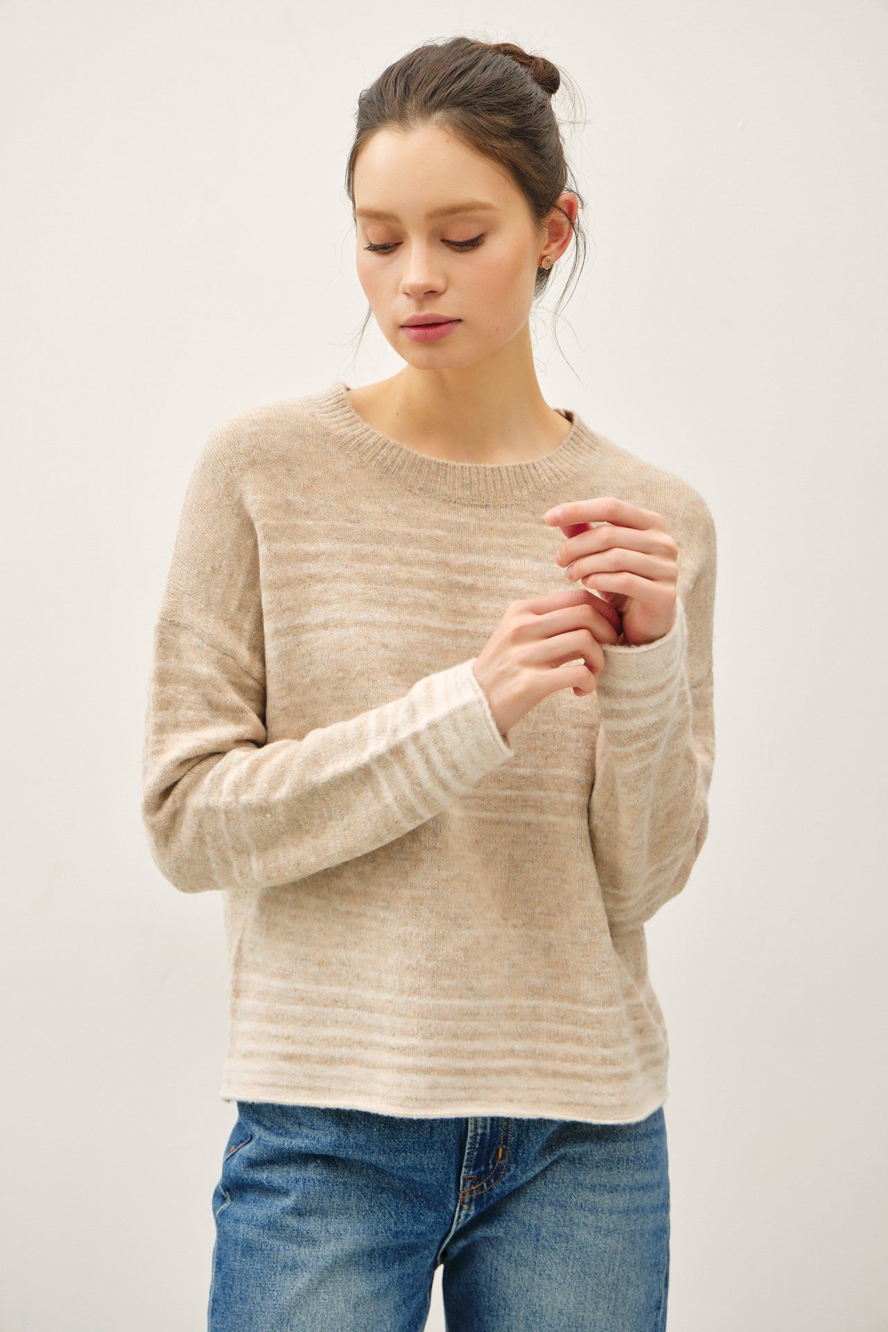 Sandswept Gradient Striped Sweater