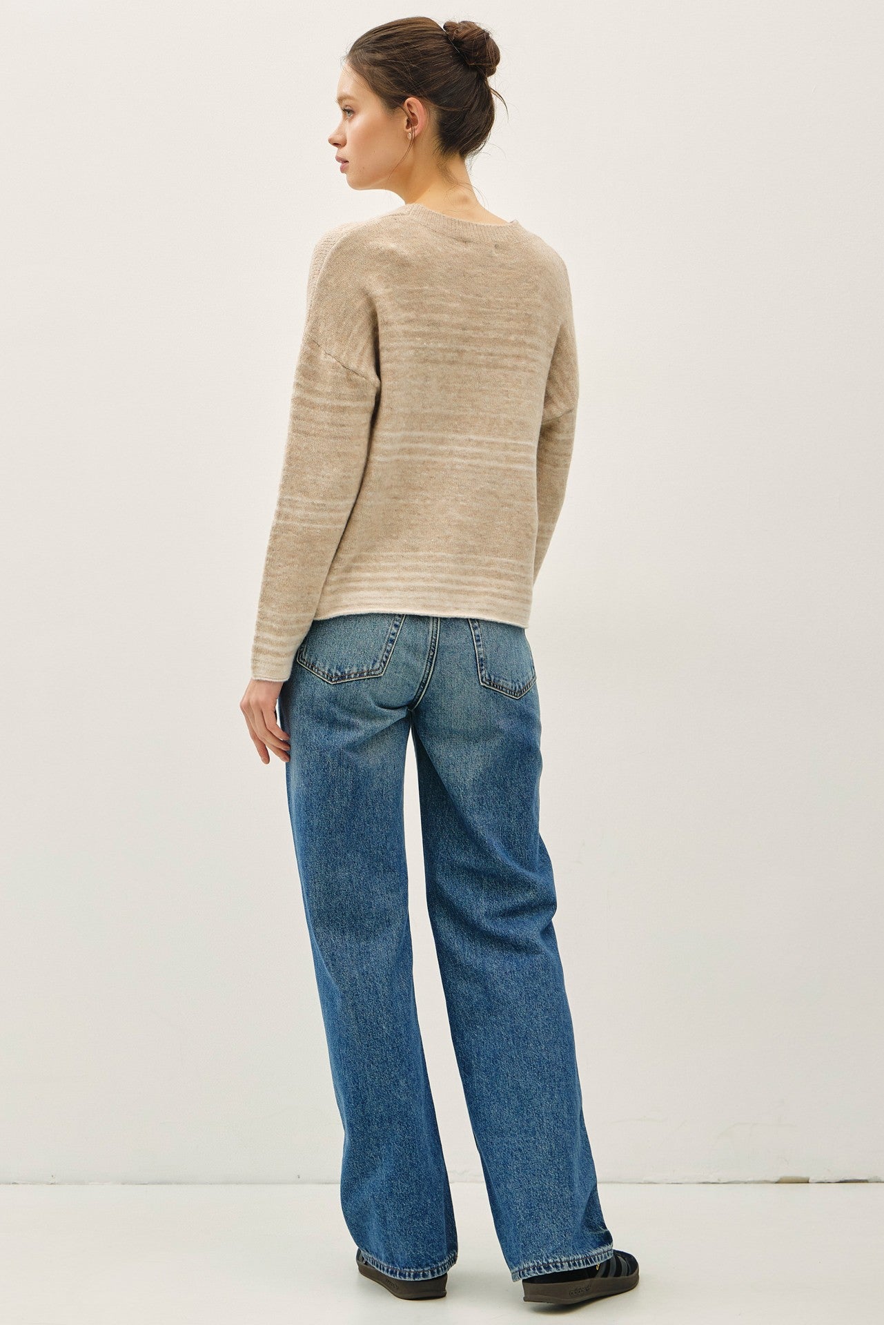 Sandswept Gradient Striped Sweater