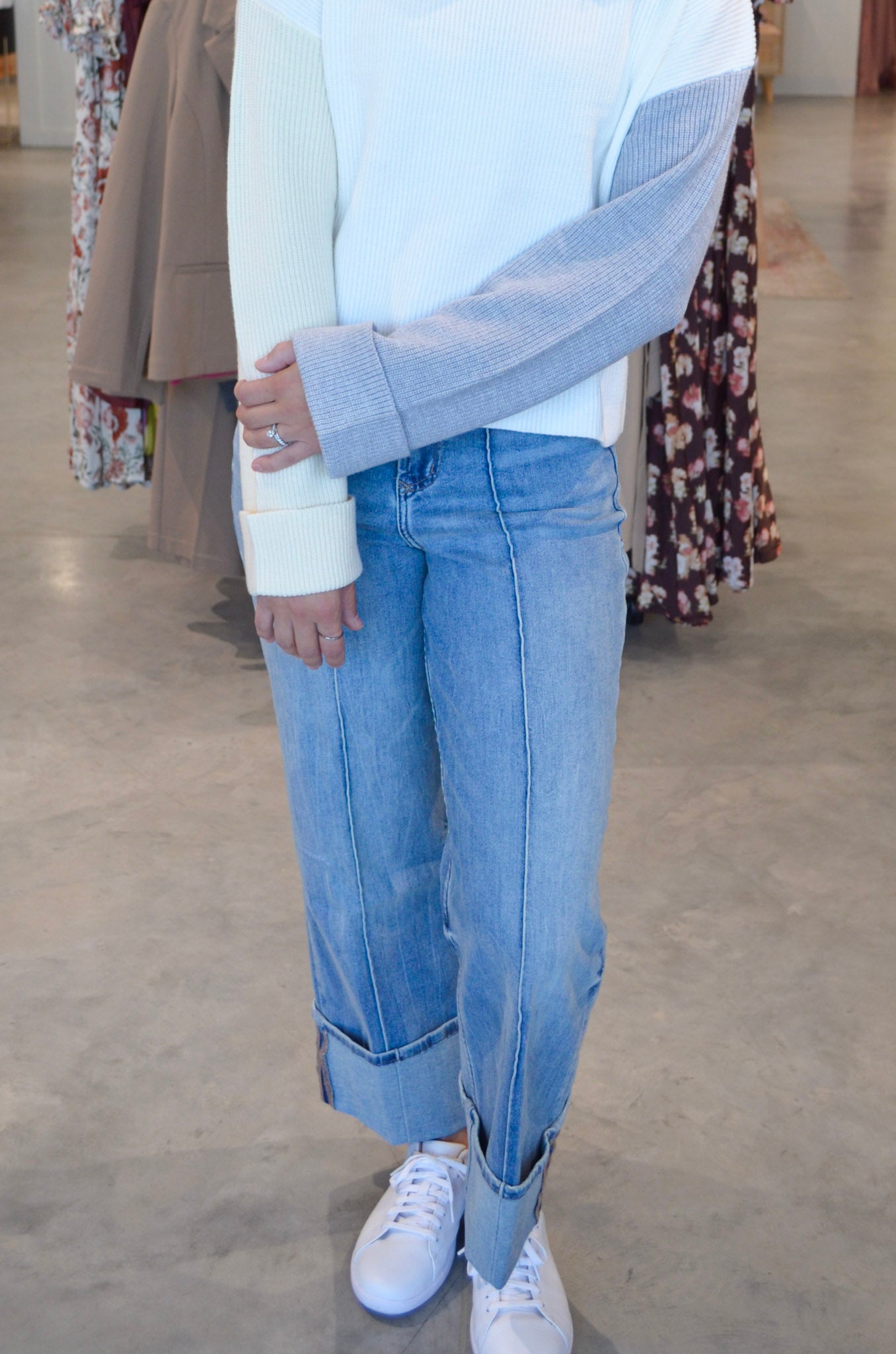 Dear John Holly High Rise Cuffed Wide leg