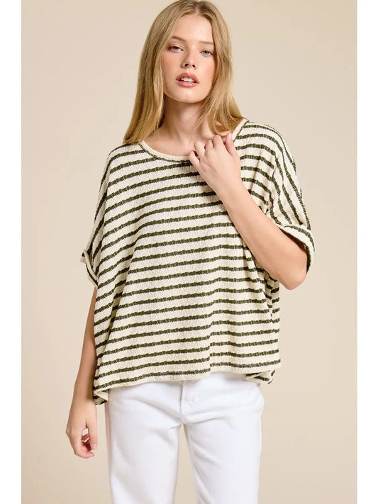 Changing Seasons Striped Top