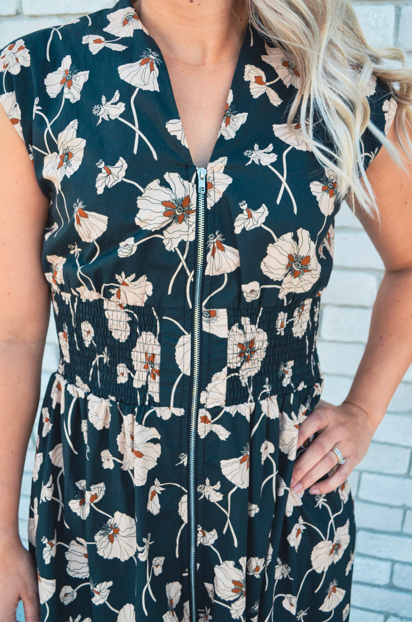 The Garden Party Floral Tiered Midi Dress