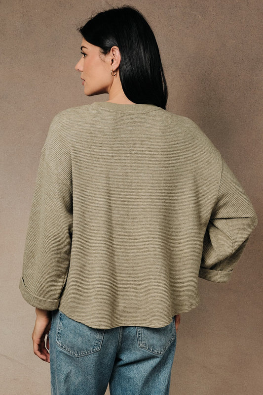 Easy Does It Ribbed Knit Top
