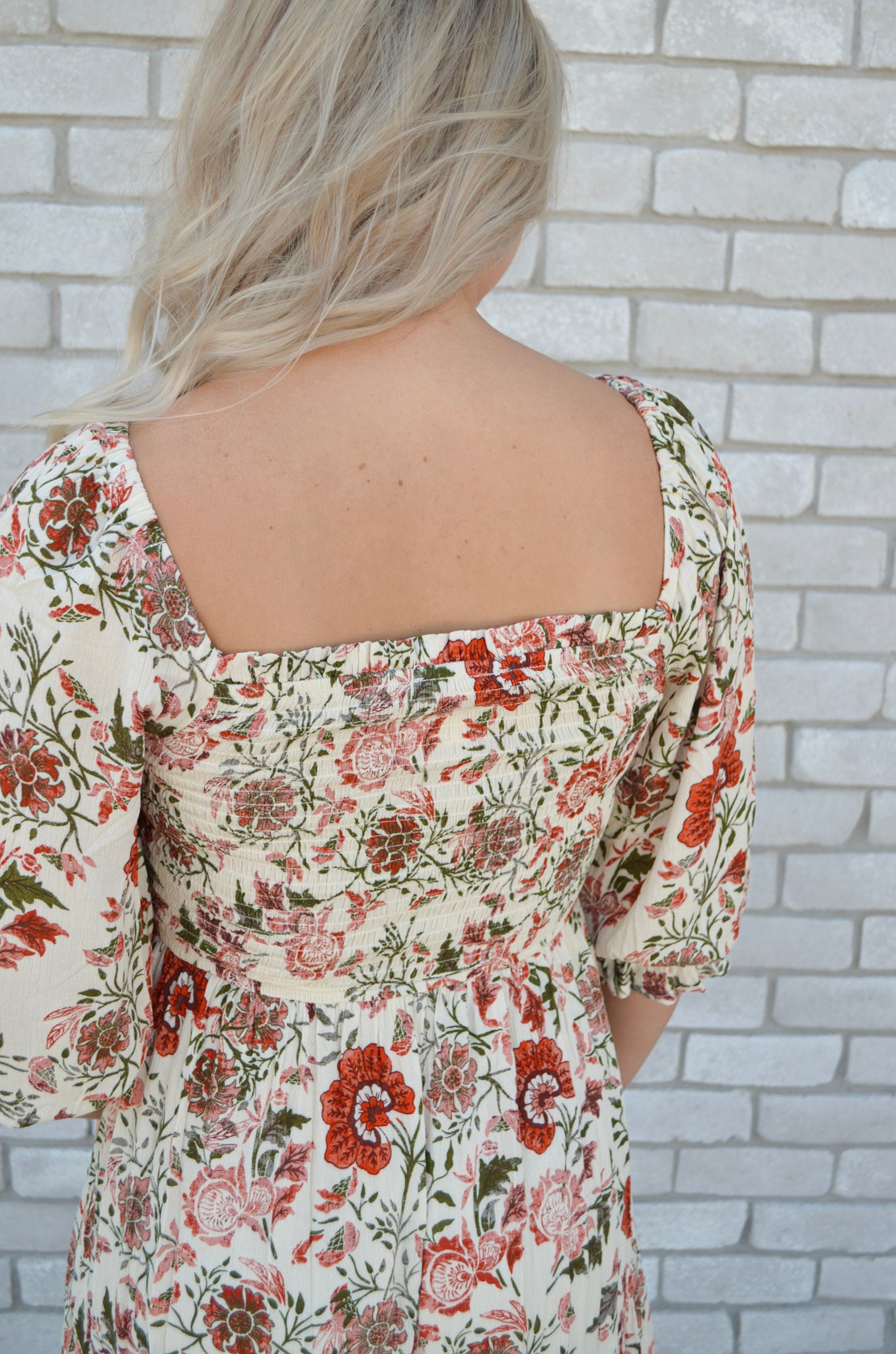 Terracotta Flow Dress