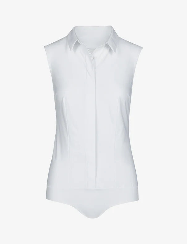 Commando | Classic Sleeveless Button Down Bodysuit