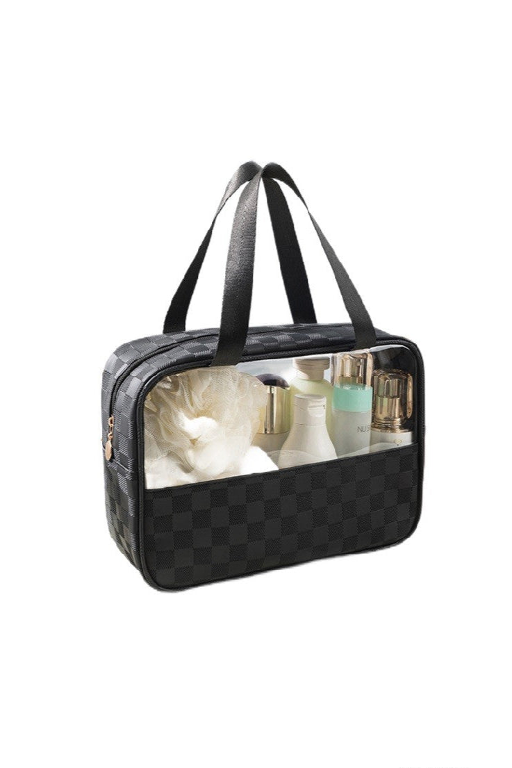 Check Me Out Makeup Bag Black