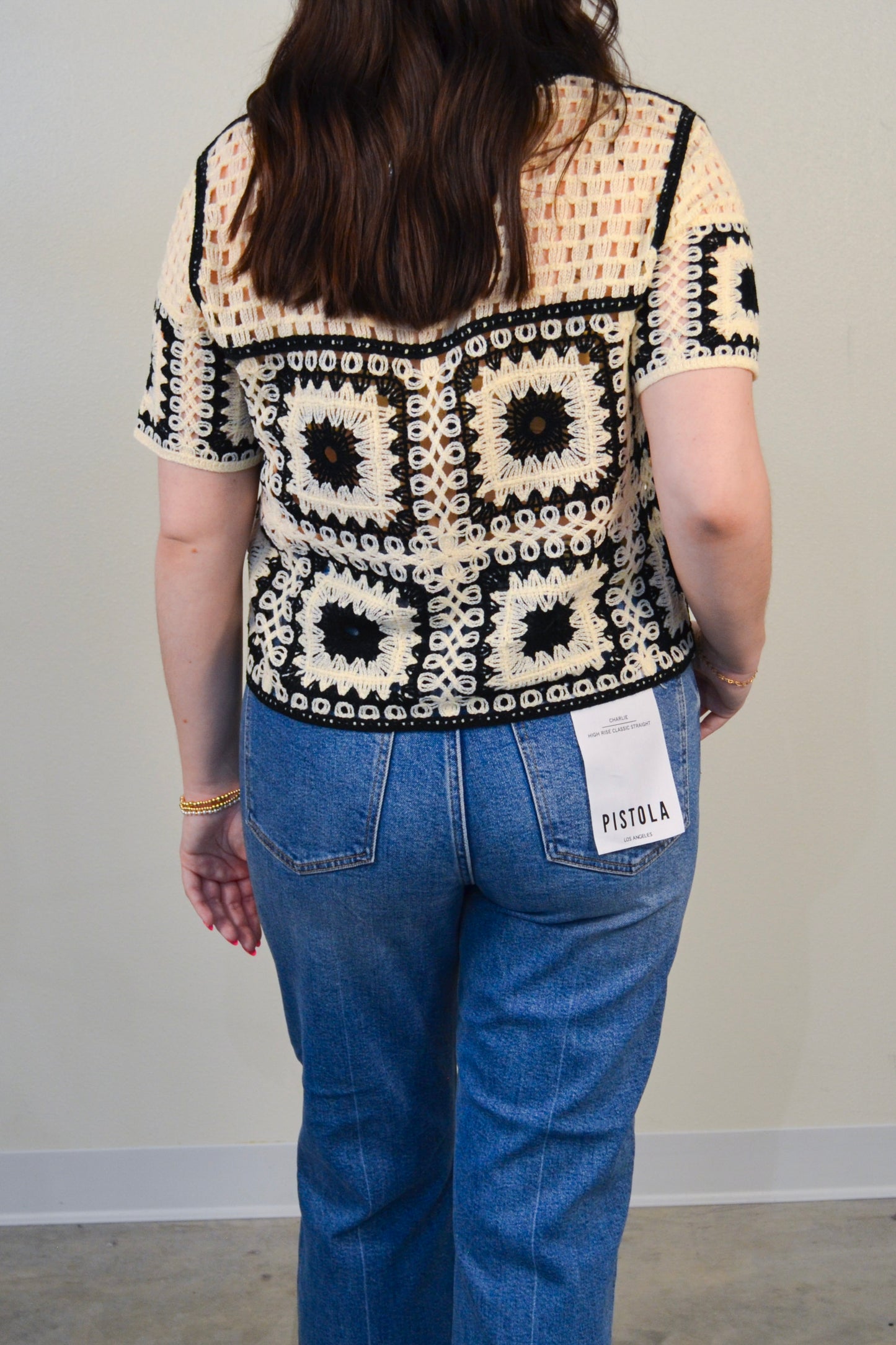RD Style | Lasa Short Sleeve Shirt Collared Cardigan