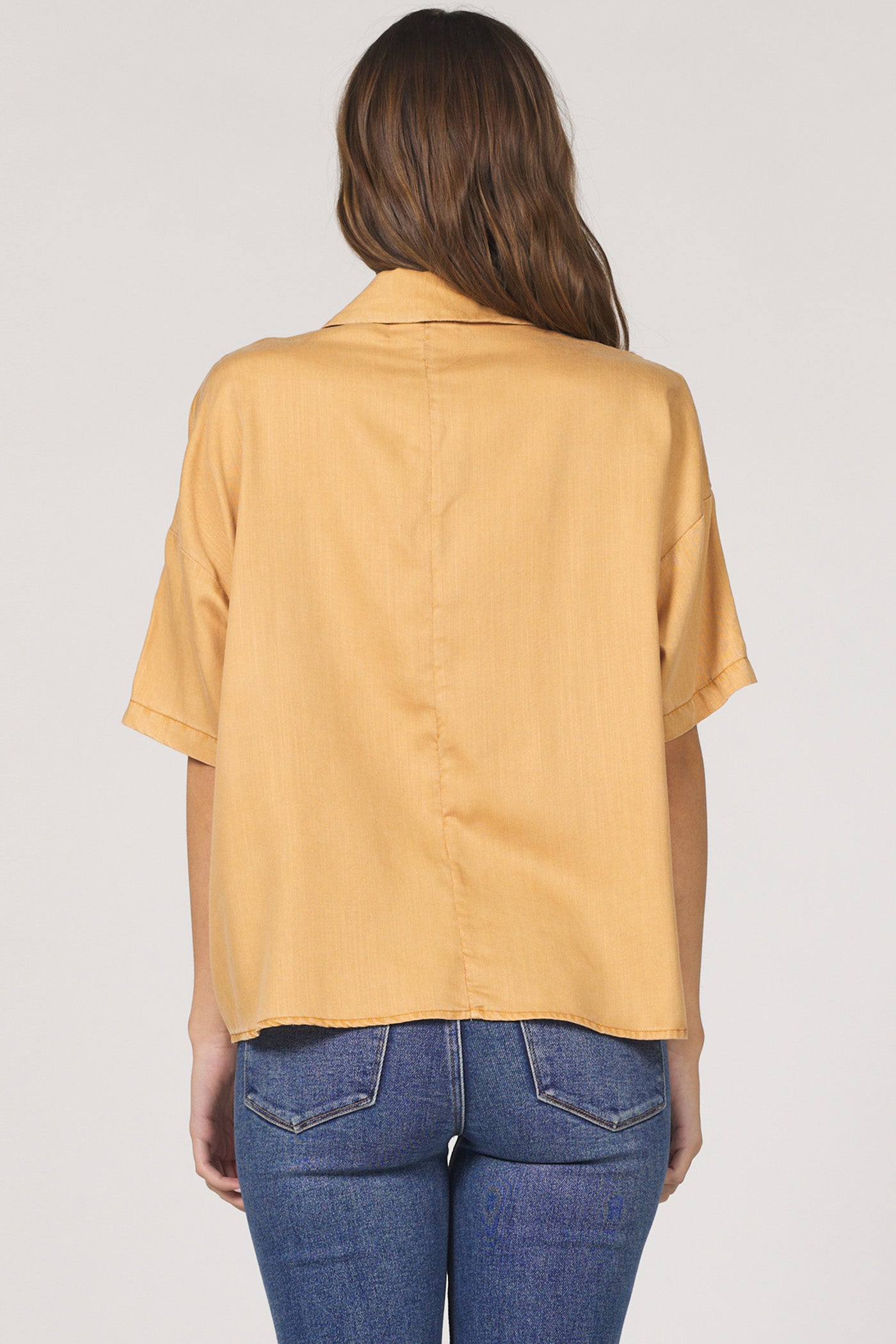 Dear John | Belle Short Sleeve Pop Over Top Back