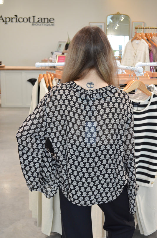 Dear John | Jaquel Long Sleeve W/ Ruffle Detail Back