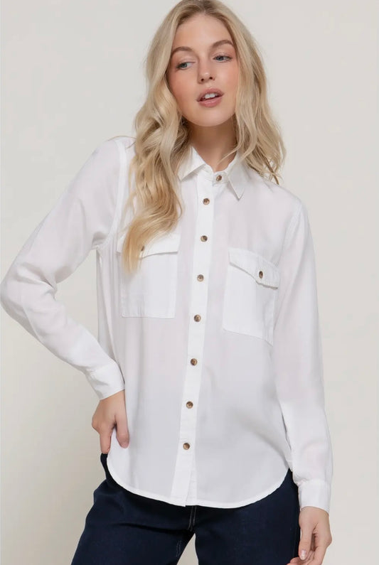 The Classic White Utility Shirt