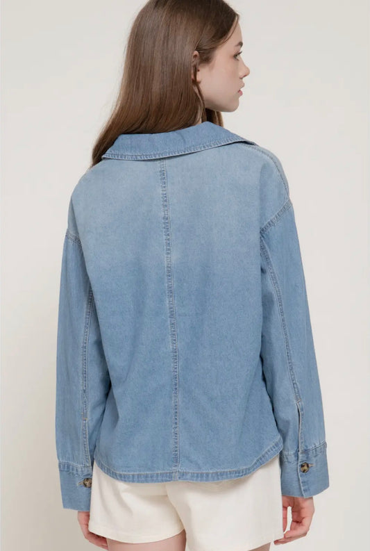 Weekend Denim Pullover