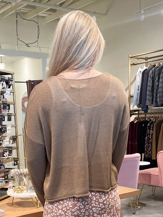 The Soft Touch Mocha Sweater
