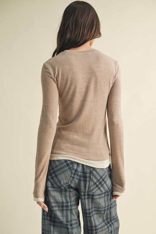 Long Story Layer Top Back