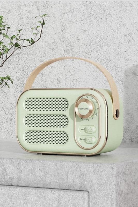 Retro Bluetooth Speaker Mint