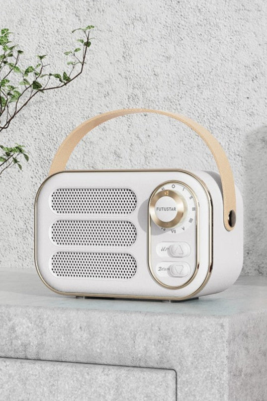 Retro Bluetooth Speaker White