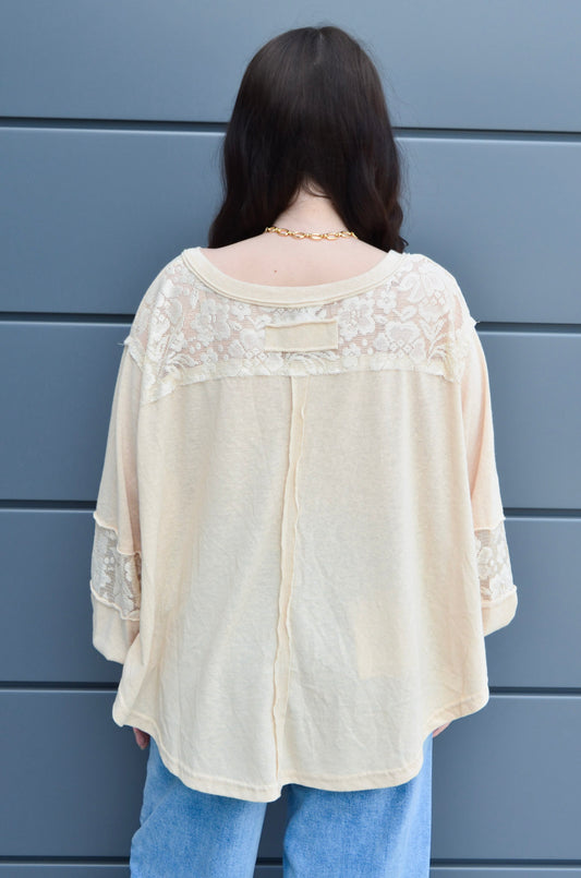 Wildflower Knit Top Back
