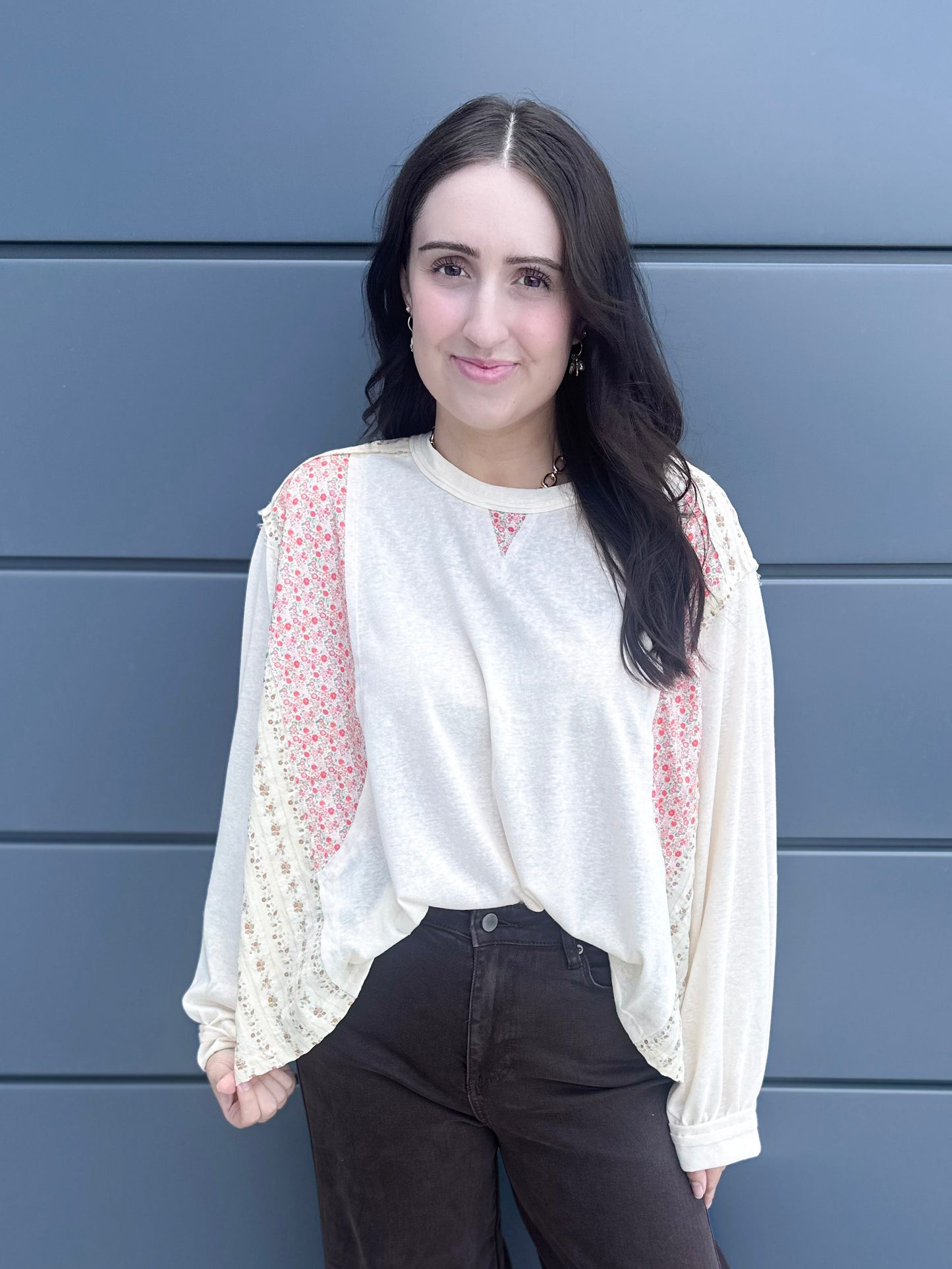 Wildflower Knit Top Front