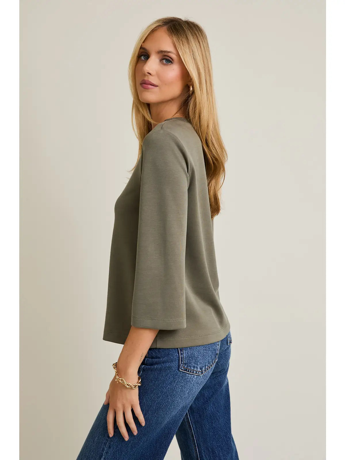Olive Grace Knit Top