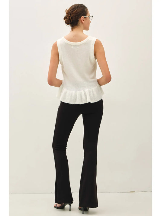 Feminine Touch Sweater Tank