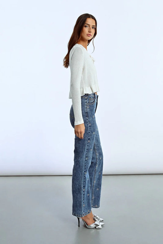 Molly Bracken | Front Tie Knit Cardigan