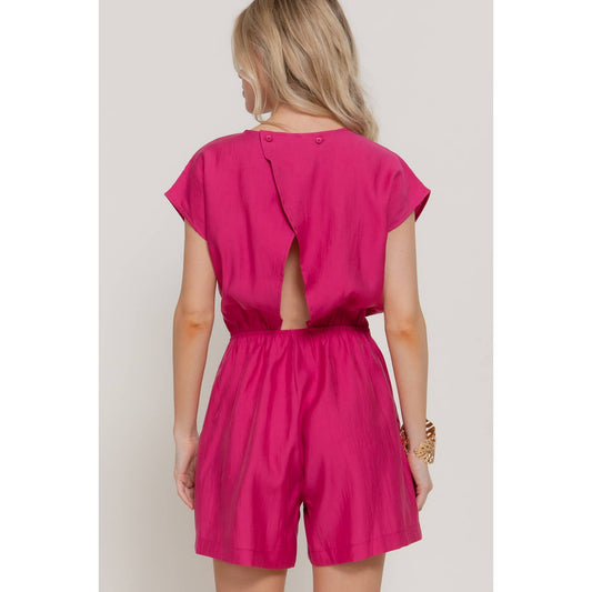 Palm Beach Pink Romper
