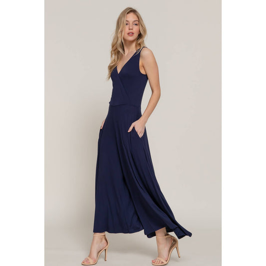 Midnight Riviera Wide Leg Jumpsuit
