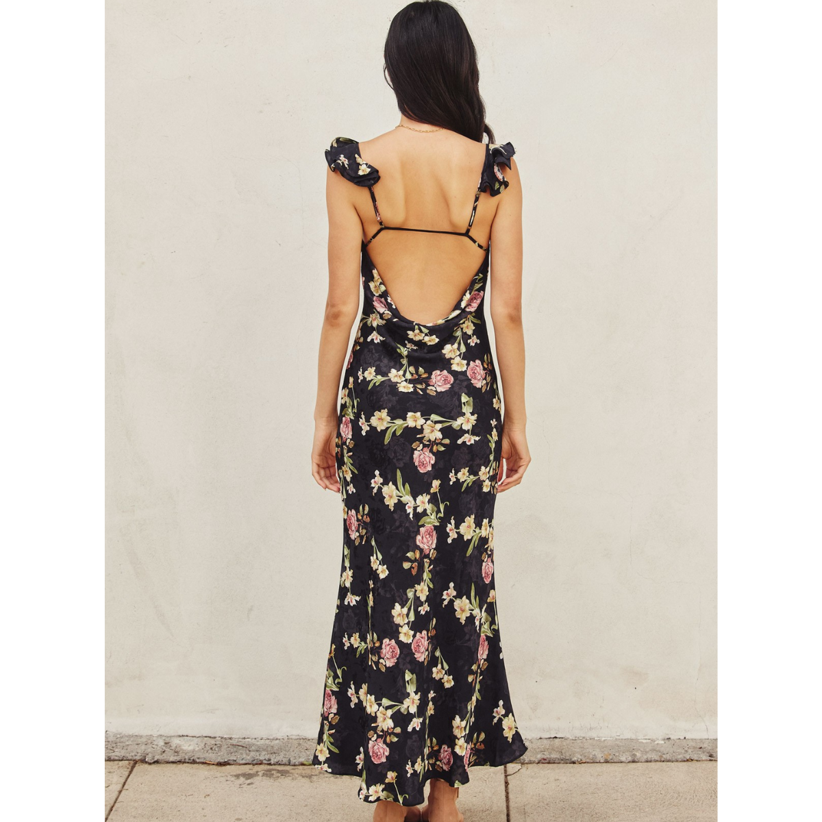 My Darling Flutter Sleeve Maxi Dress