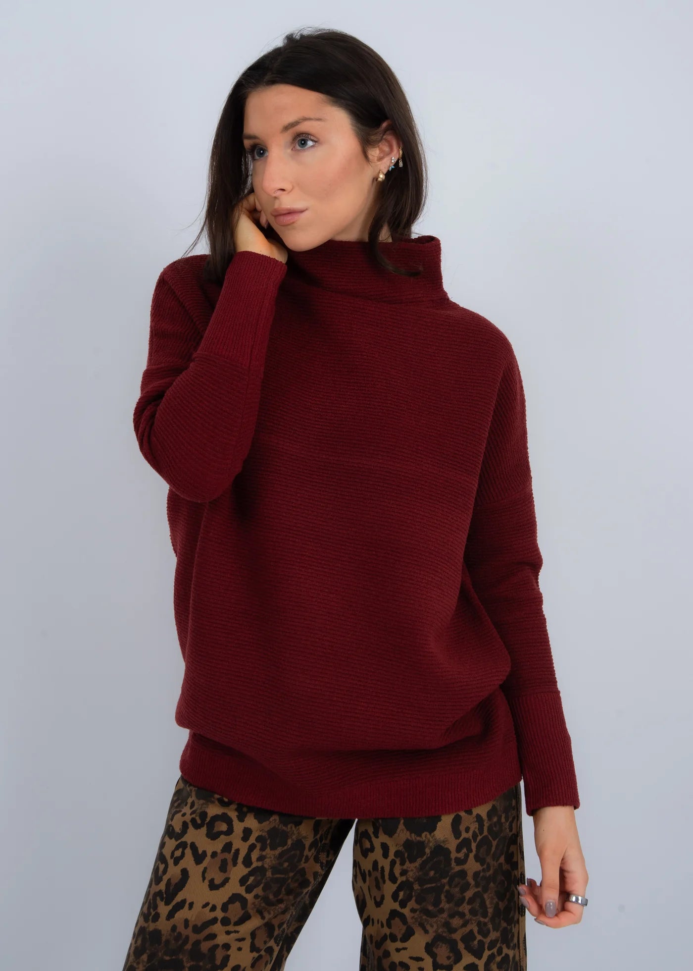 RD Style | Nancy Ottoman Mockneck