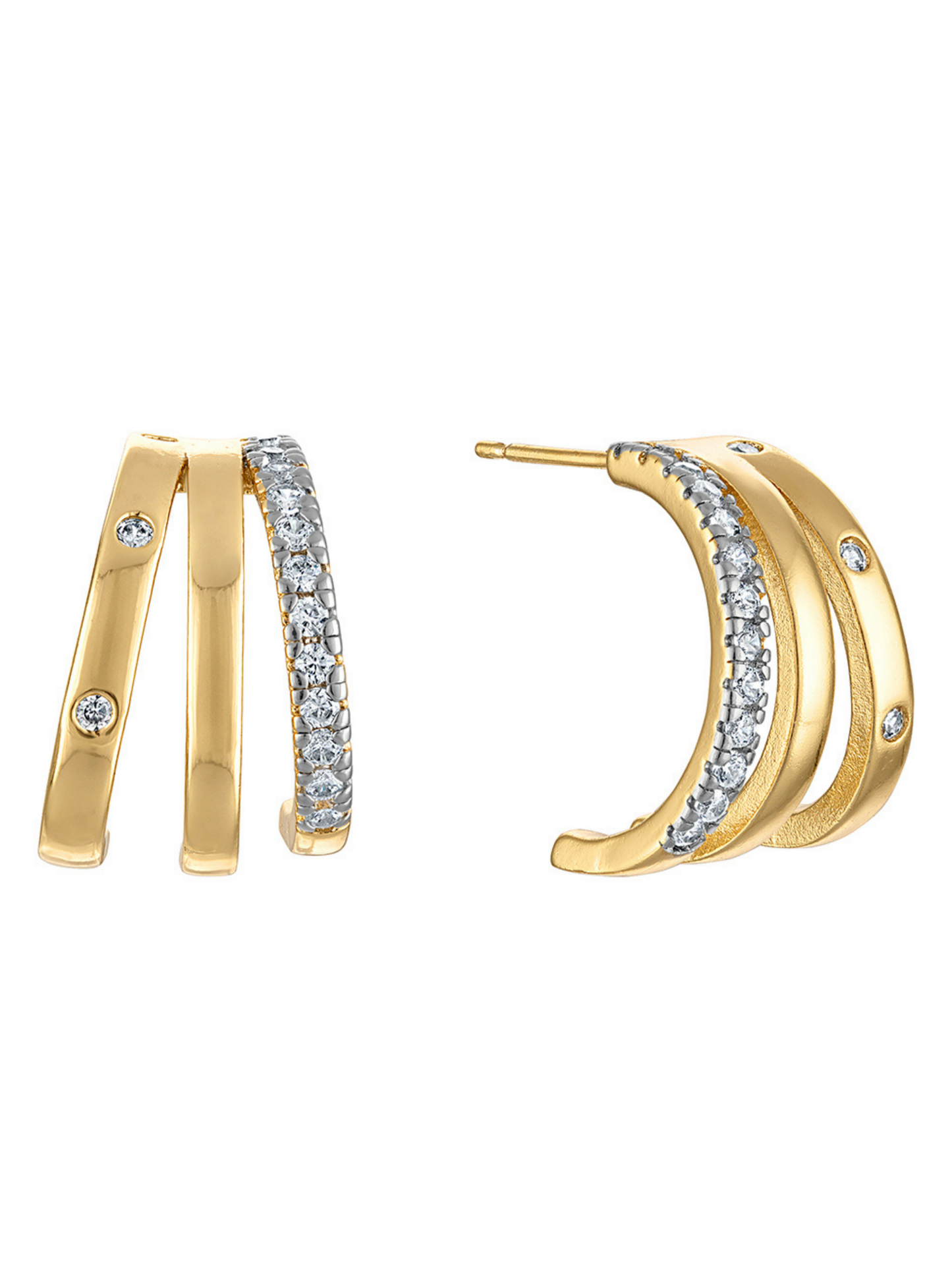 Kinsey Designs | Teddy Triple Earring Large