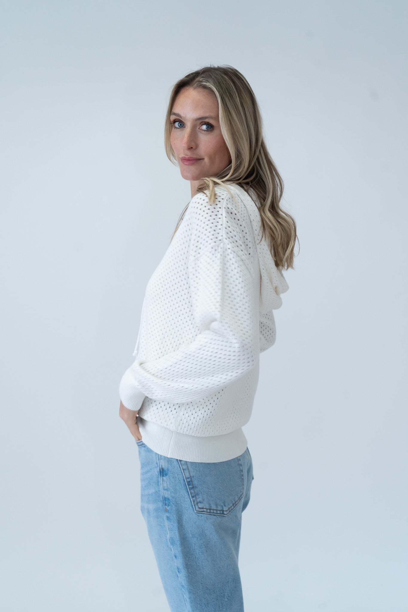 Six/Fifty | Callie Crochet Hoodie
