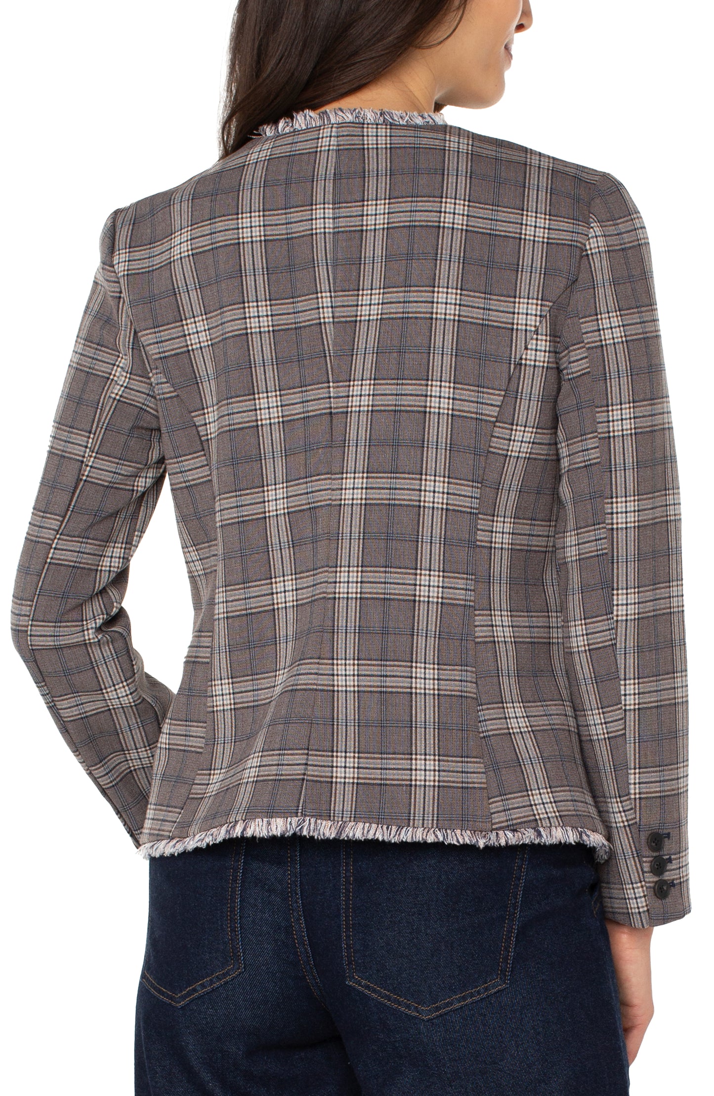 Liverpool | Collarless Fitted Blazer