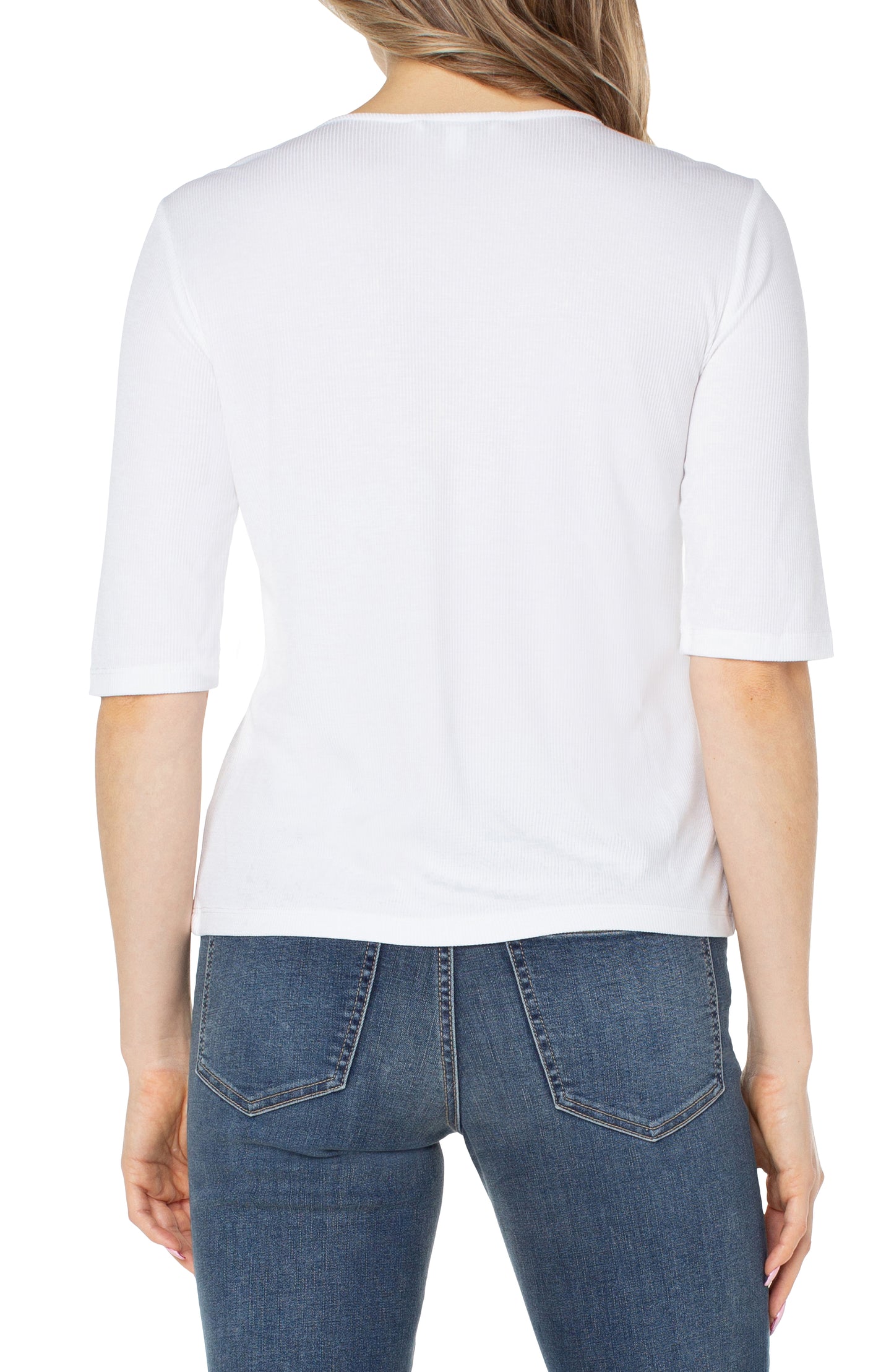 Liverpool Double Layered V-Neck Top