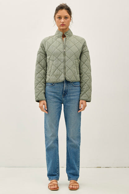 Cottage Trail Quilter Bomber Jacket