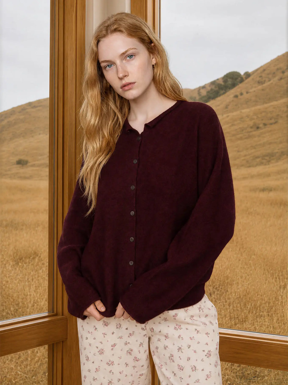 Bordeaux Cardigan
