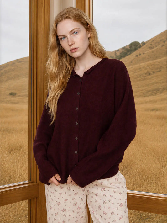 Bordeaux Cardigan