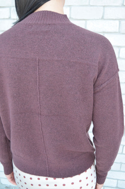 Sweet Espresso High Neck Sweater