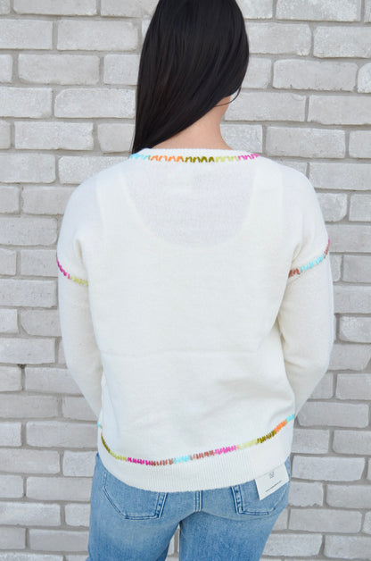 Rainbow Stitch Sweater