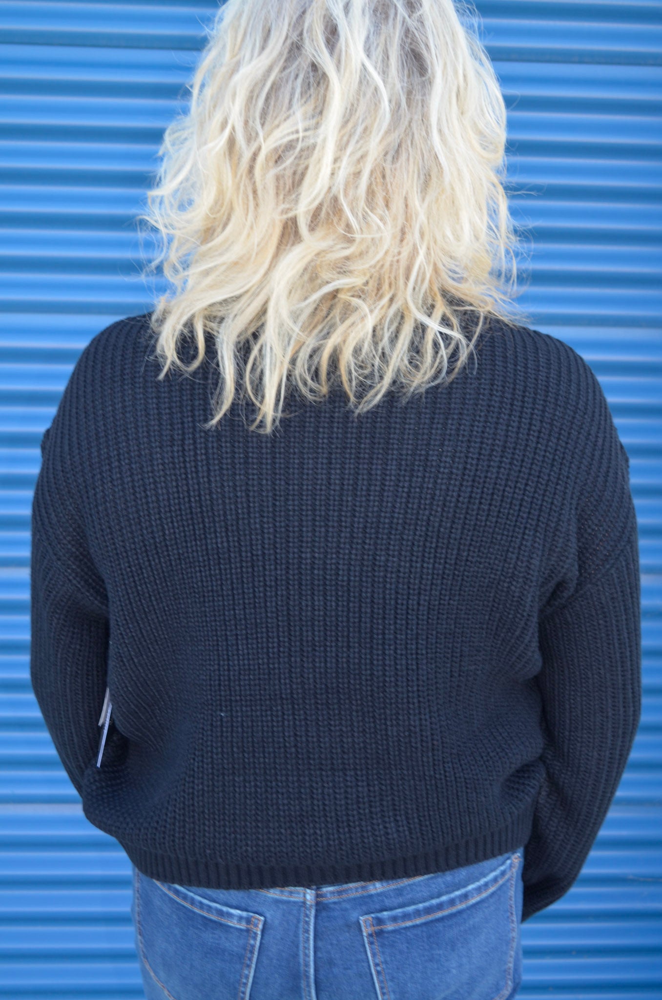 Liverpool Long Sleeve Cable Knit Sweater W/ Fringe