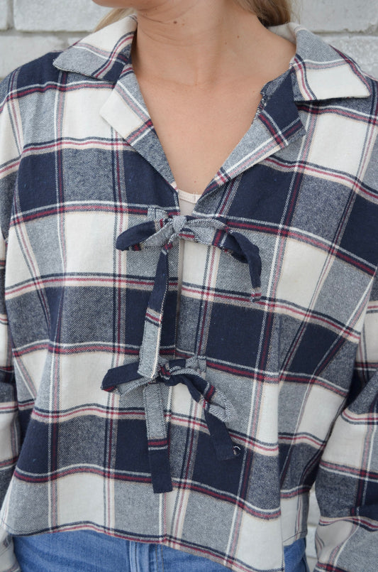 The Prairie Bow Flannel