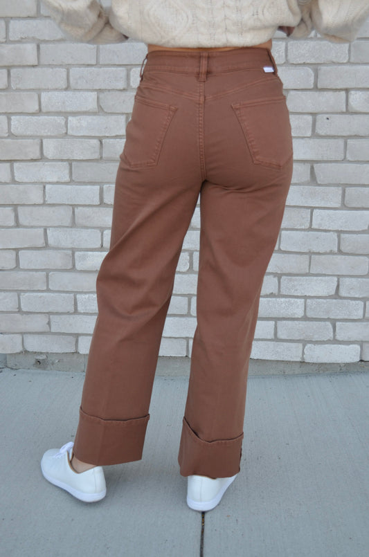 Dear John Holly High Rise Cuffed Wide leg