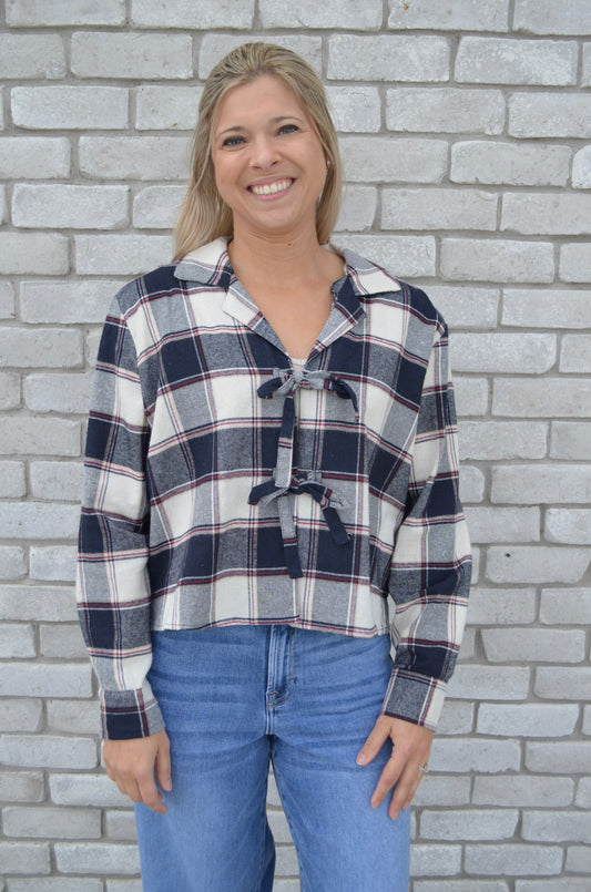 The Prairie Bow Flannel